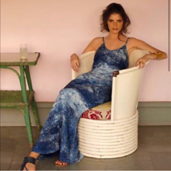 Anthropologie Dresses & Skirts - Partimi Hues of Blues Anthropologie Maxi Dress